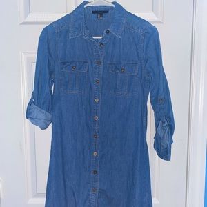 Forever 21 Jean Dress, Long sleeve & Button up